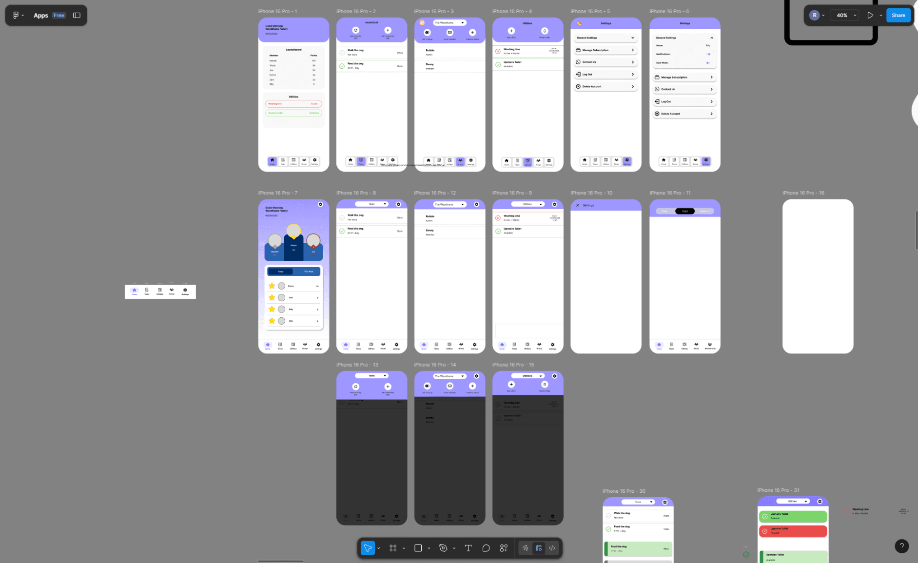 Figma Prototyping Showcase